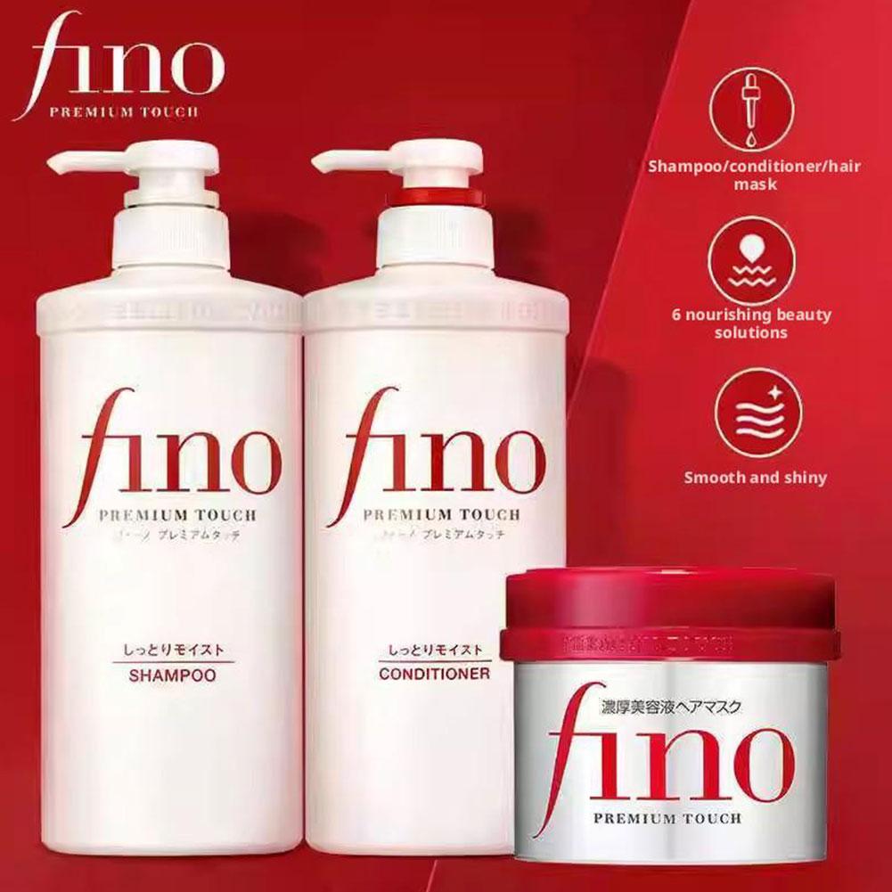 Hair Care Fino - Fino Haarmaske Shampoo Conditioner Set Tiefenreparatur