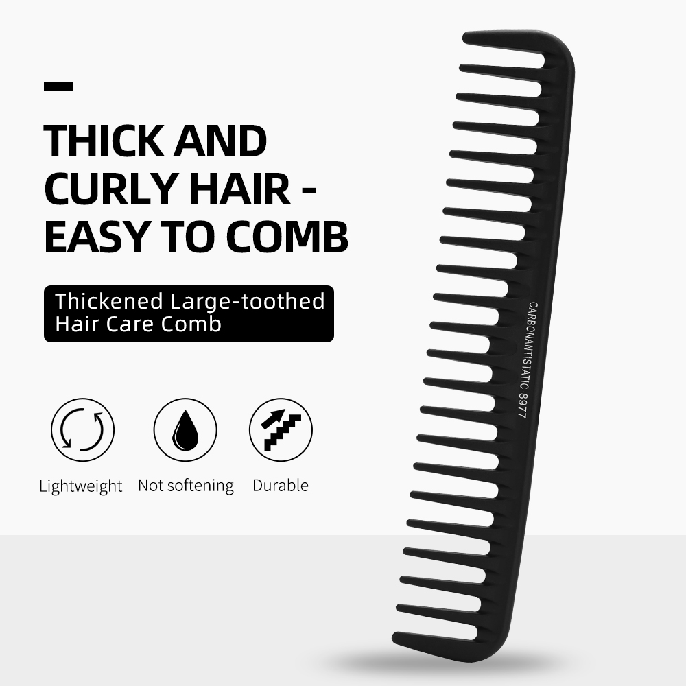 Hair Care Wavy Hair - Breiter Zahn-Lockenkamm, Entwirrungskamm, Texturkamm für lockiges,