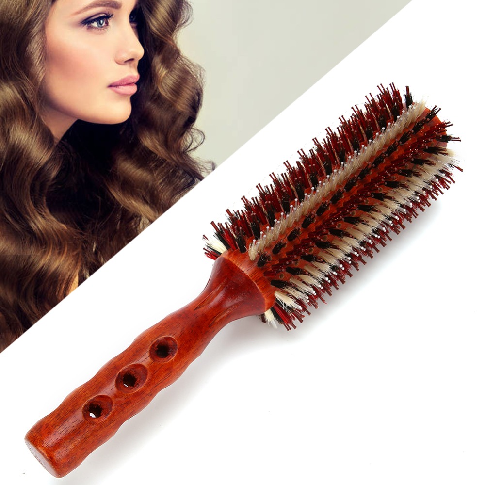 Hair Care For Curly Dry Hair - Lockenpflege Große Runde Haarbürste Professioneller Lockenstyling-Kamm
