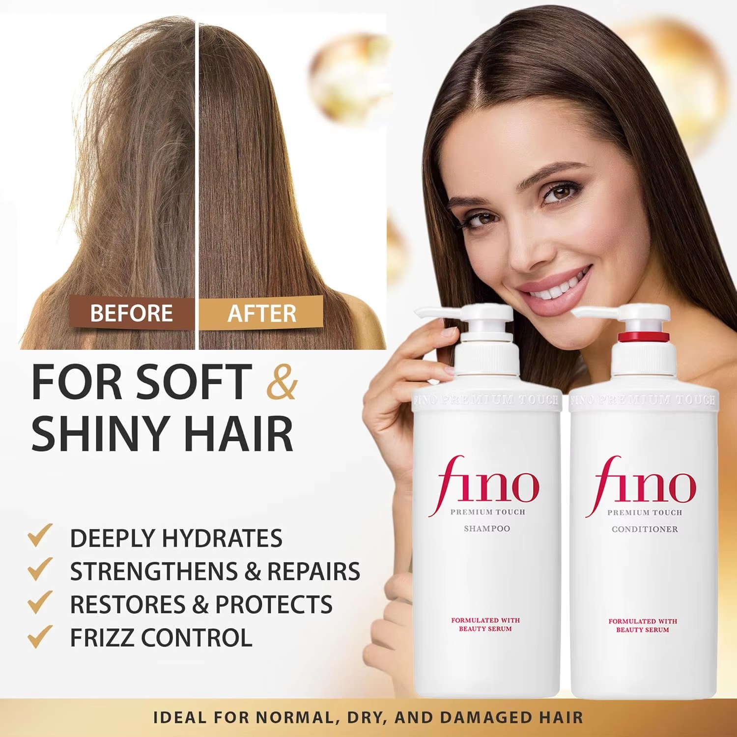 Hair Care Fino - Original Japan FINO Haarmaske, Reparatur beschädigter