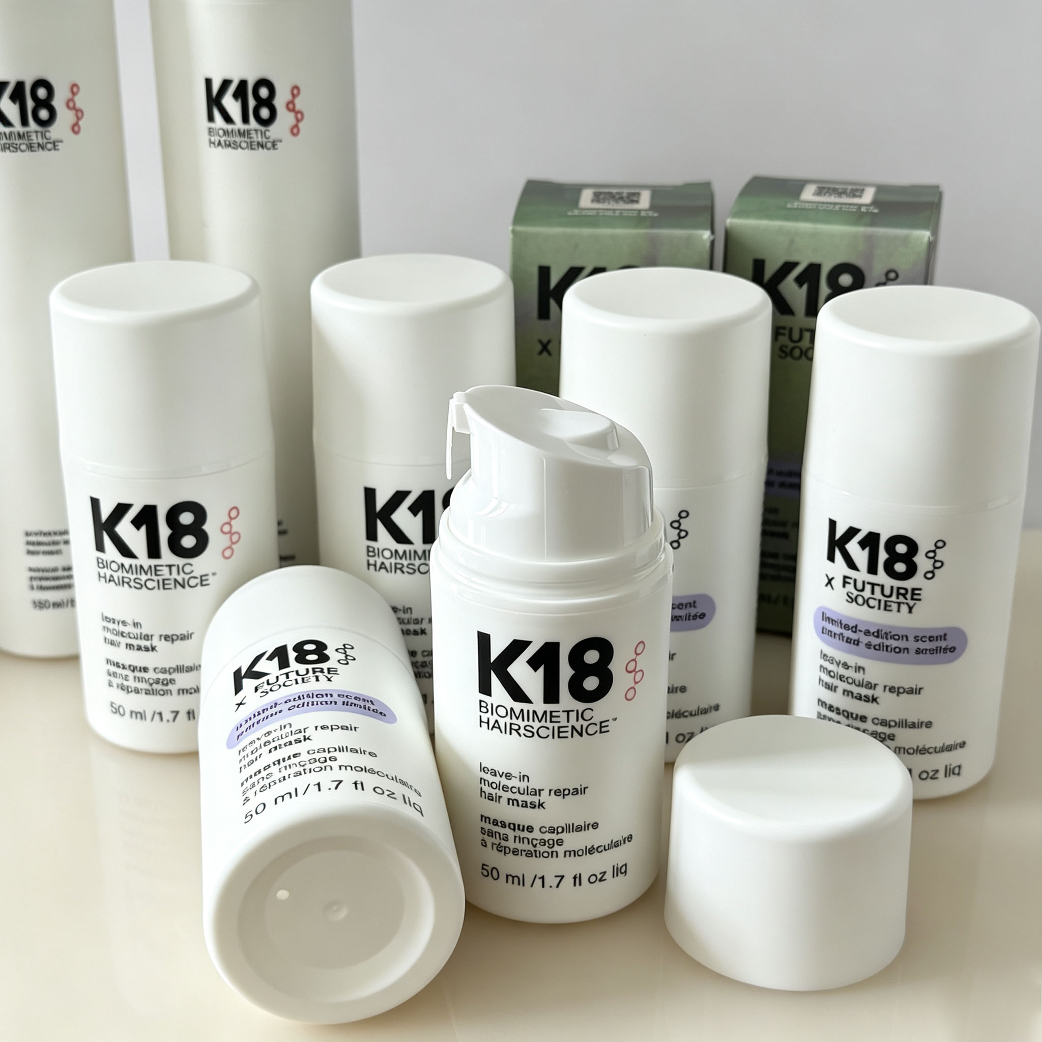 Hair Care K18 - Bestseller K18 Leave-In Molekulare Keratin-Reparatur-Haarmaske, macht