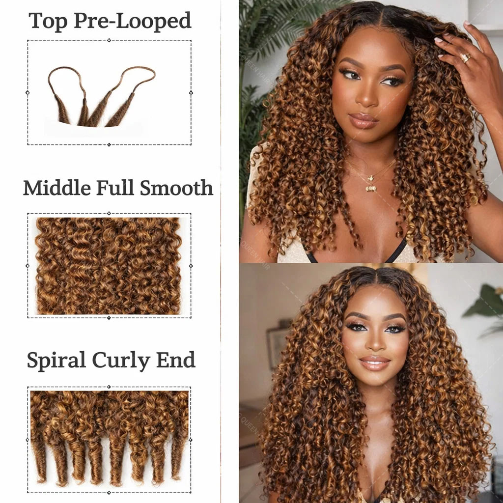 P427 Highlight Burmese Curly F – Feather Hair Extension Bewertung und Preis