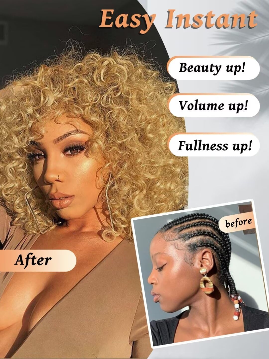 Honigblonde Kleine Spiralen Lo – Feather Hair Extension Bewertung und Preis