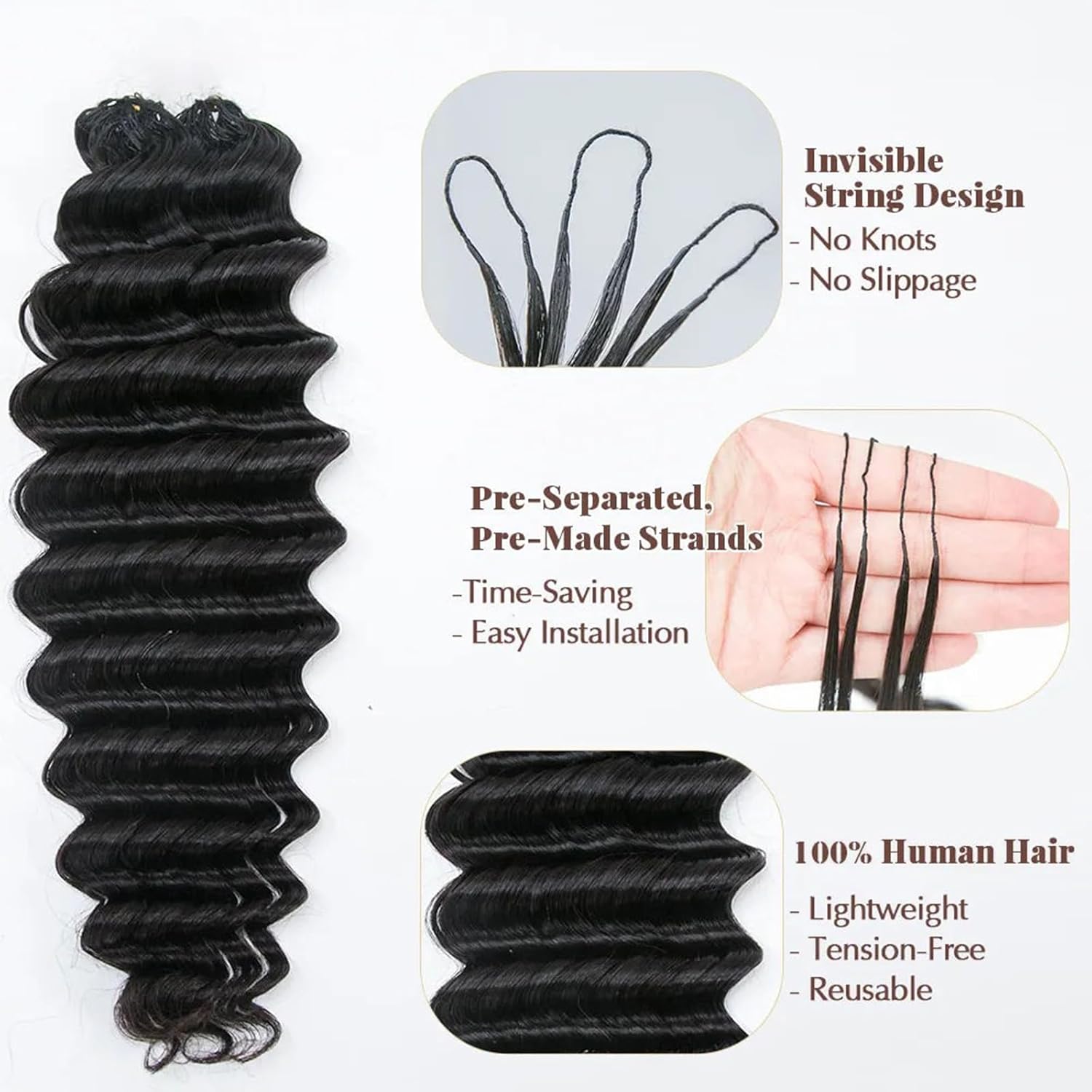 Deep Wave Feather Crochet Echt – Hair Care Color Bewertung und Preis