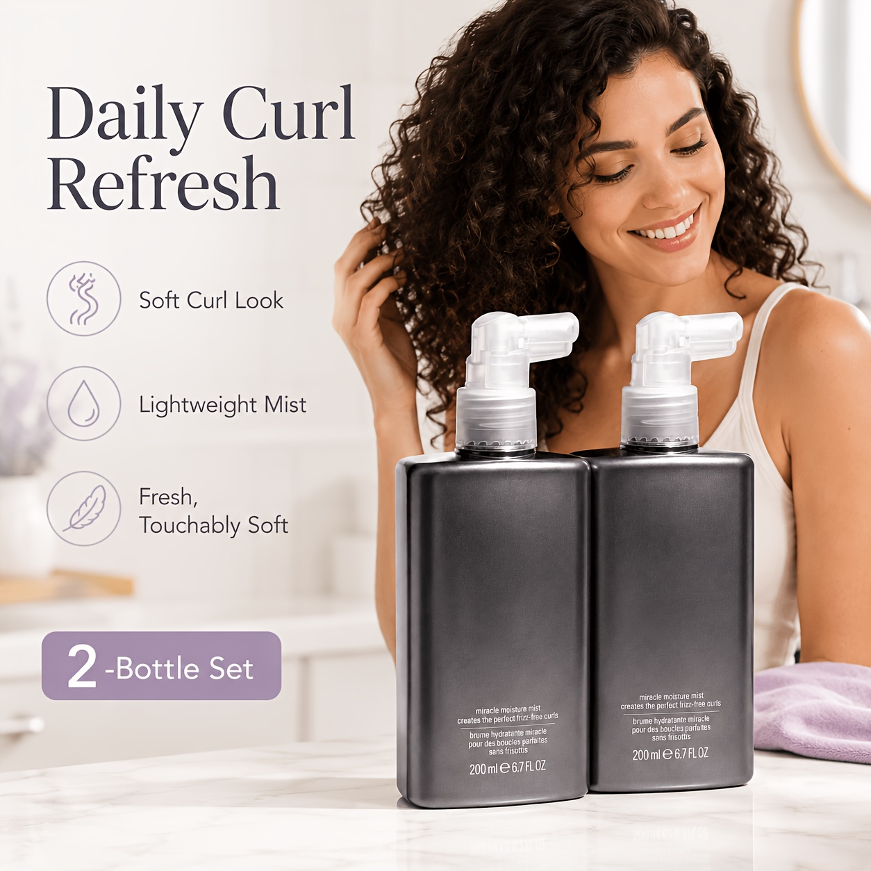 Lockenpflege-Feuchtigkeitsspra – Hair Care Wavy Hair Bewertung und Preis