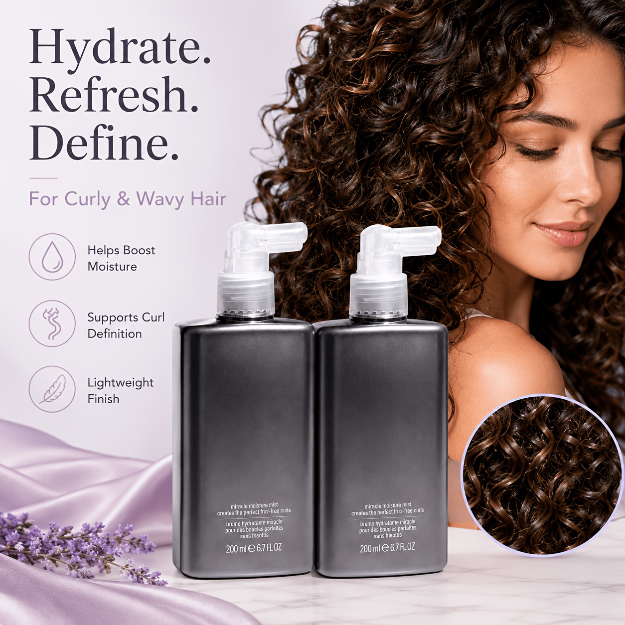 Lockenpflege-Feuchtigkeitsspra – Hair Care Wavy Hair Bewertung und Preis