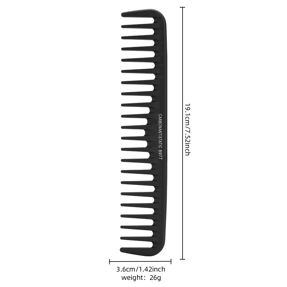 Breiter Zahn-Lockenkamm, Entwi – Hair Care Wavy Hair Bewertung und Preis
