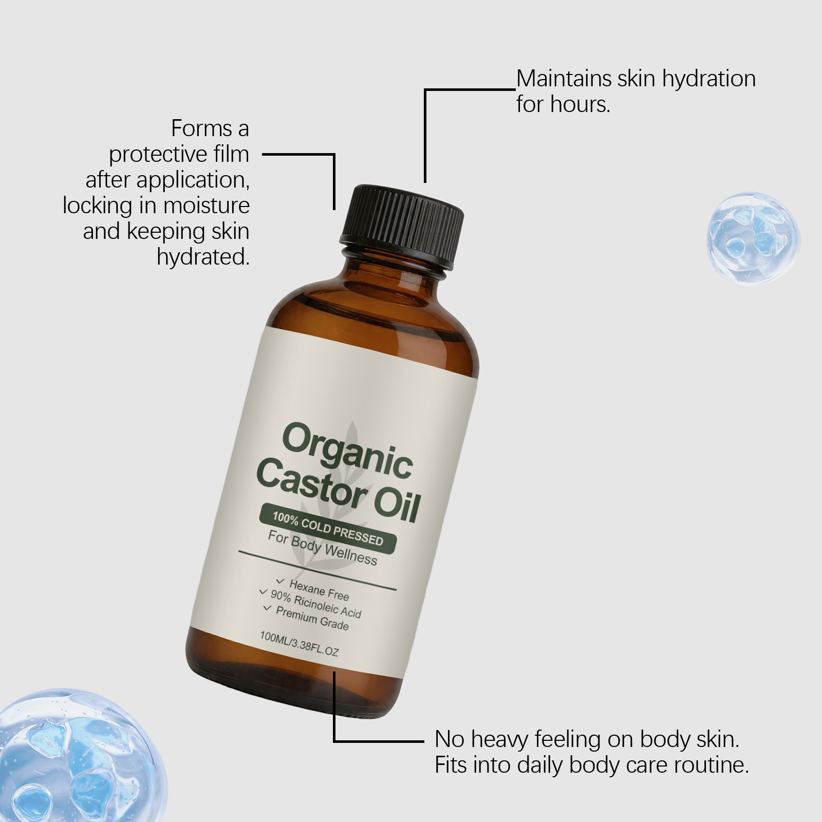 Bio-Rizinusöl Kaltgepresst Hex – Castor Oil Cold Press Bewertung und Preis