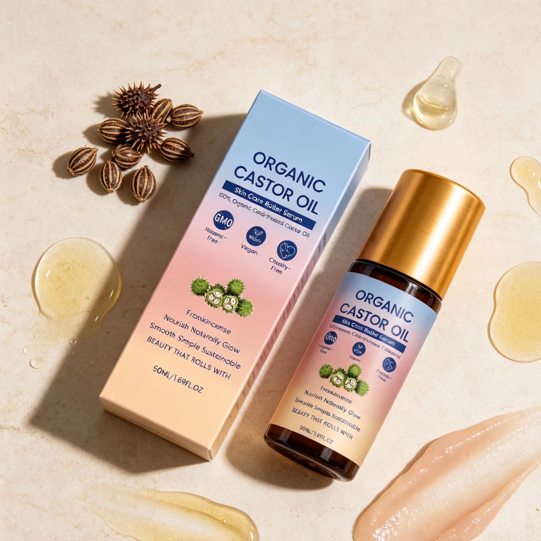 Bio-Rizinusöl Roll-On Kaltgepr – Castor Oil Cold Press Bewertung und Preis