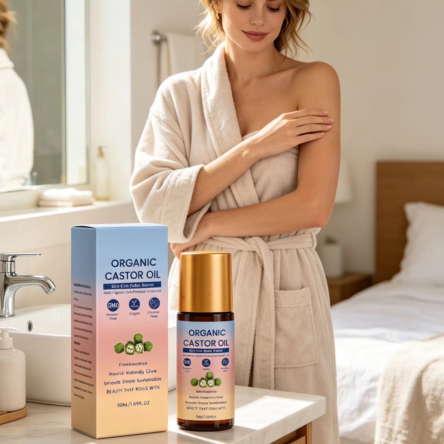 Bio-Rizinusöl Roll-On Kaltgepr – Castor Oil Cold Press Bewertung und Preis